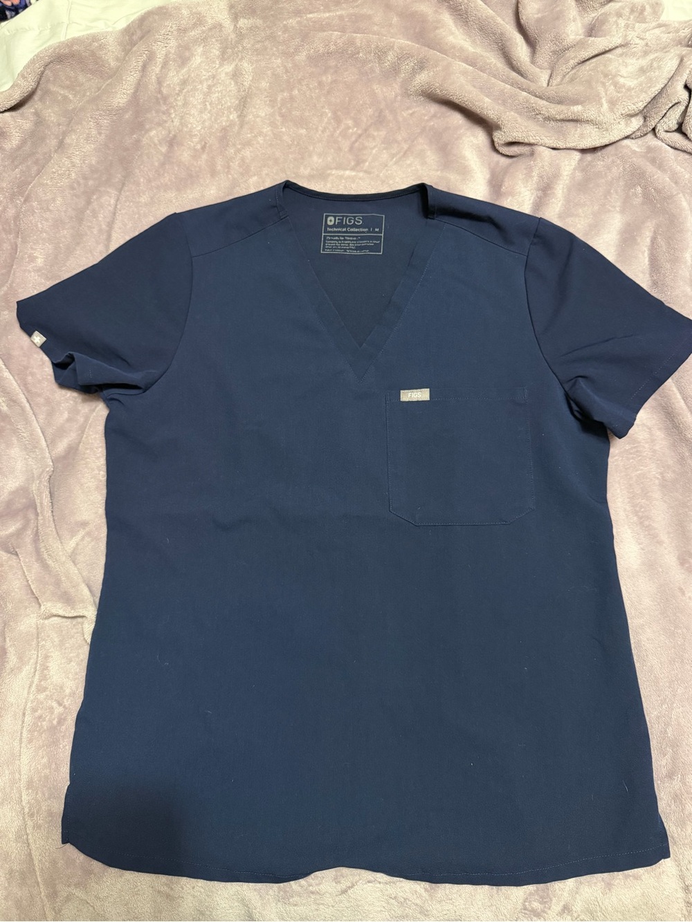 FIGS Women's Navy Catarina Top